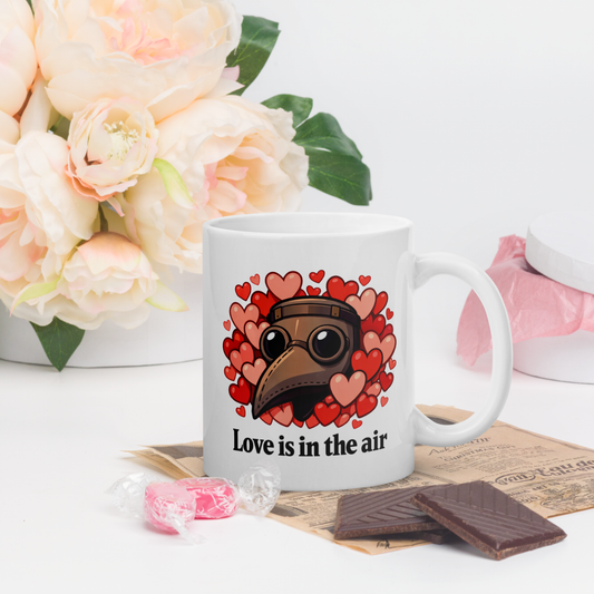 Love Is in the Air - Dark Humor Valentine Mug