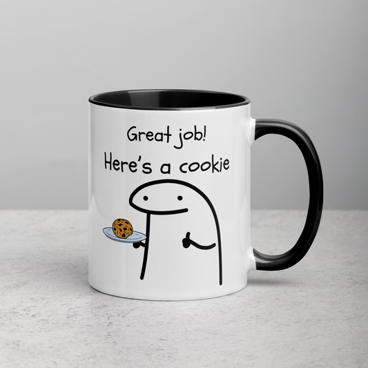 Sarcastic Award Mug – Funny Encouragement Stick Figure Mug