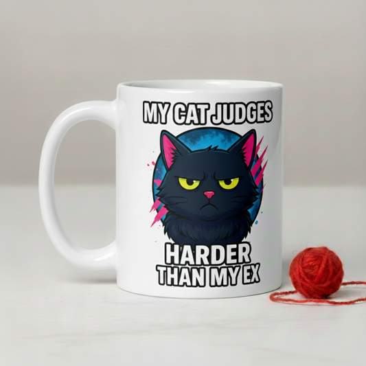 Brutally Honest Roommate – Funny Cat Mug