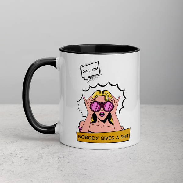The Apathetic AF – Retro Pop Art Shock Mug